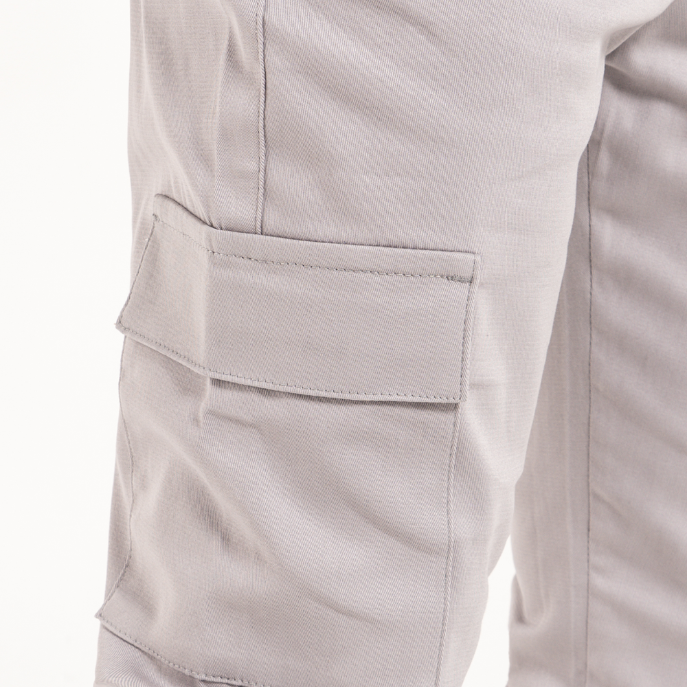 Felipe Cargo Pants - Light Grey