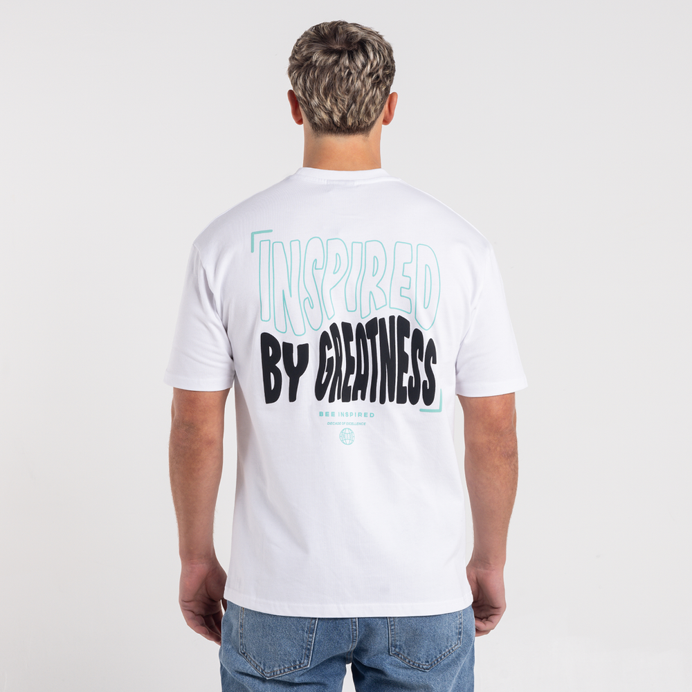 Aguirre T-Shirt - White/Aqua