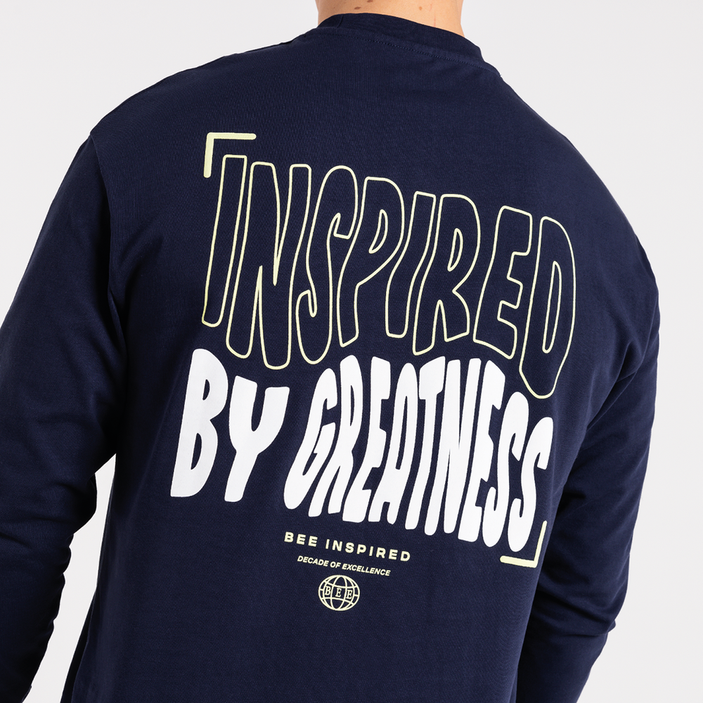 Aguirre Long Sleeve T-Shirt - Navy