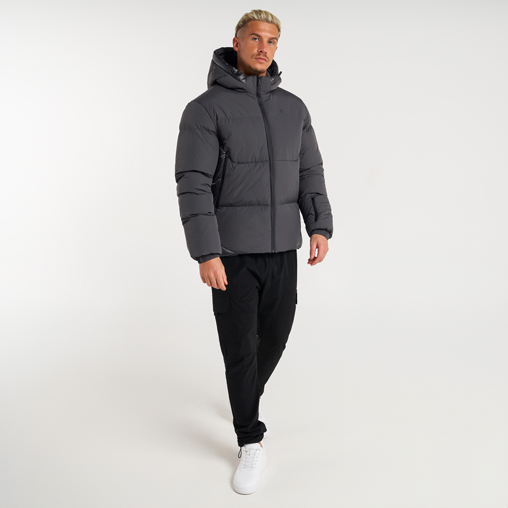 Kobel Puffer Jacket - Charcoal