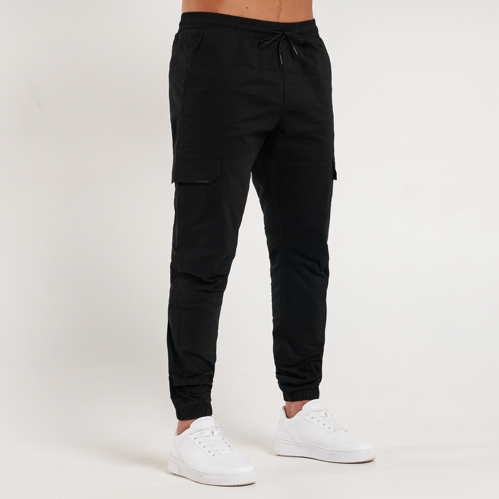 Rivero Cargo Pants - Black/Black