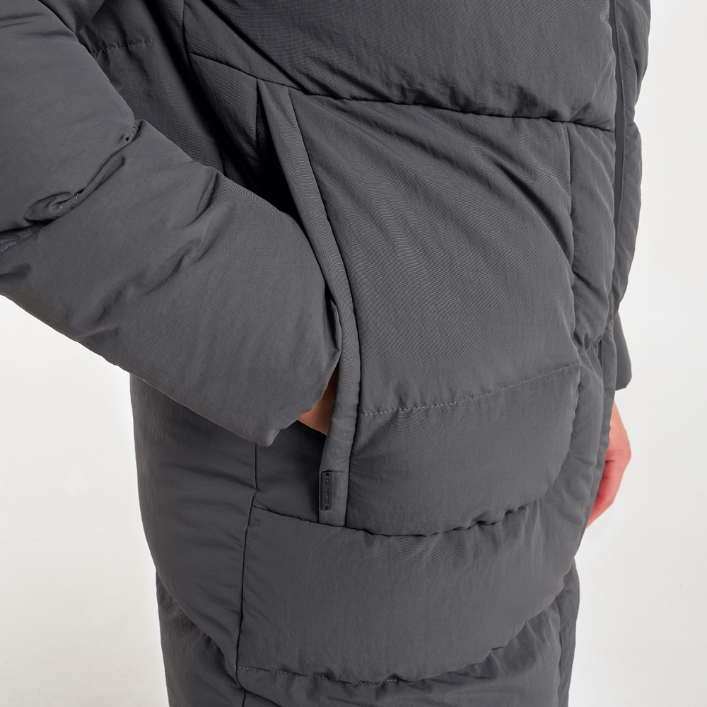 Villar Longline Jacket - Charcoal